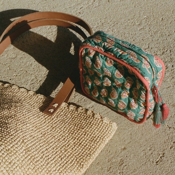 NWT DOEN Luma Pouch in Sunrise Paisley - Picture 1 of 7